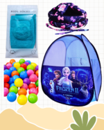 Baby Safety Combo Package with Tent Ball House, 50 Balls, Head Protector & Knee Protector